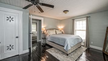 2 bedrooms, in-room safe, iron/ironing board, travel crib