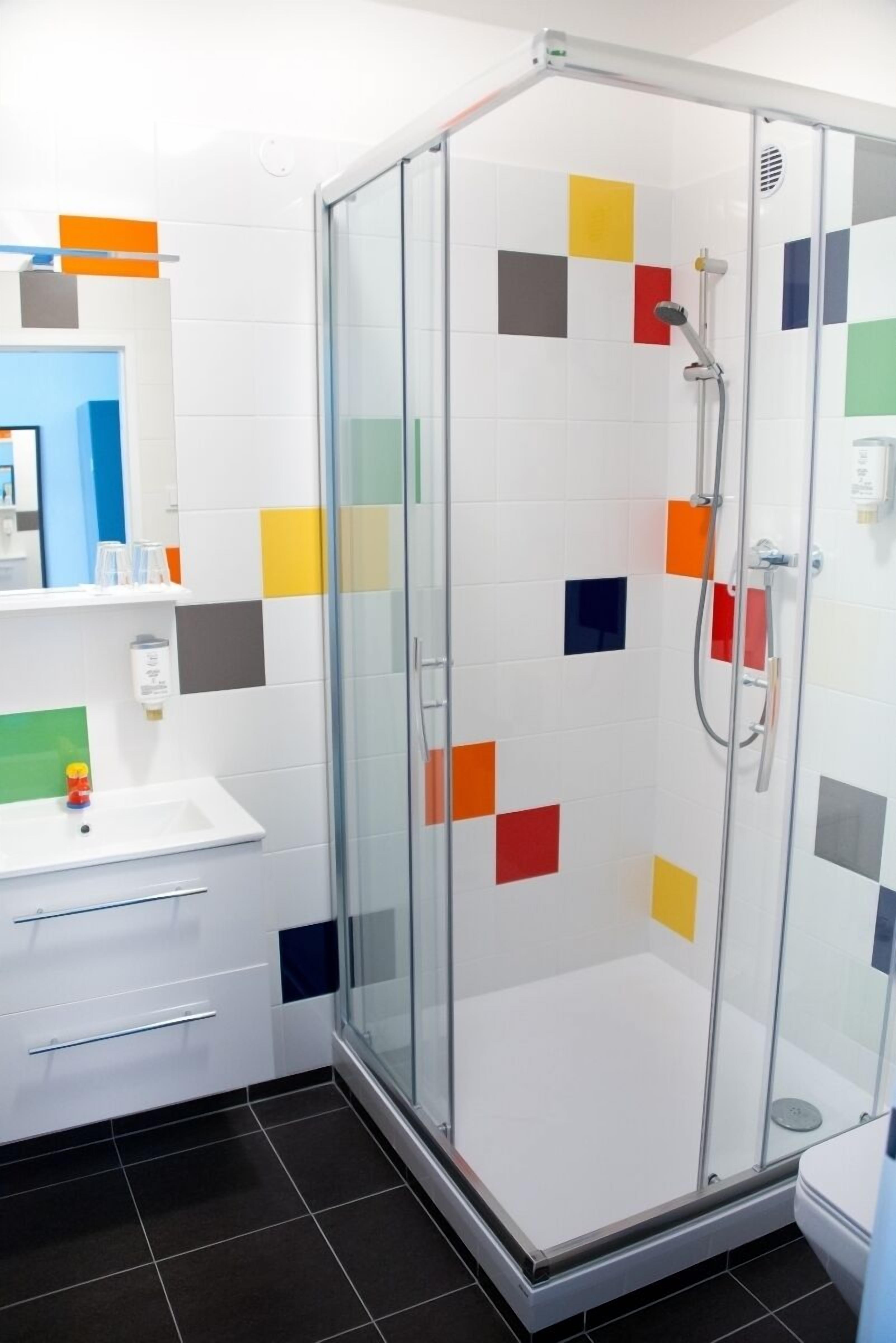 free toiletries, hair dryer, towels, soap