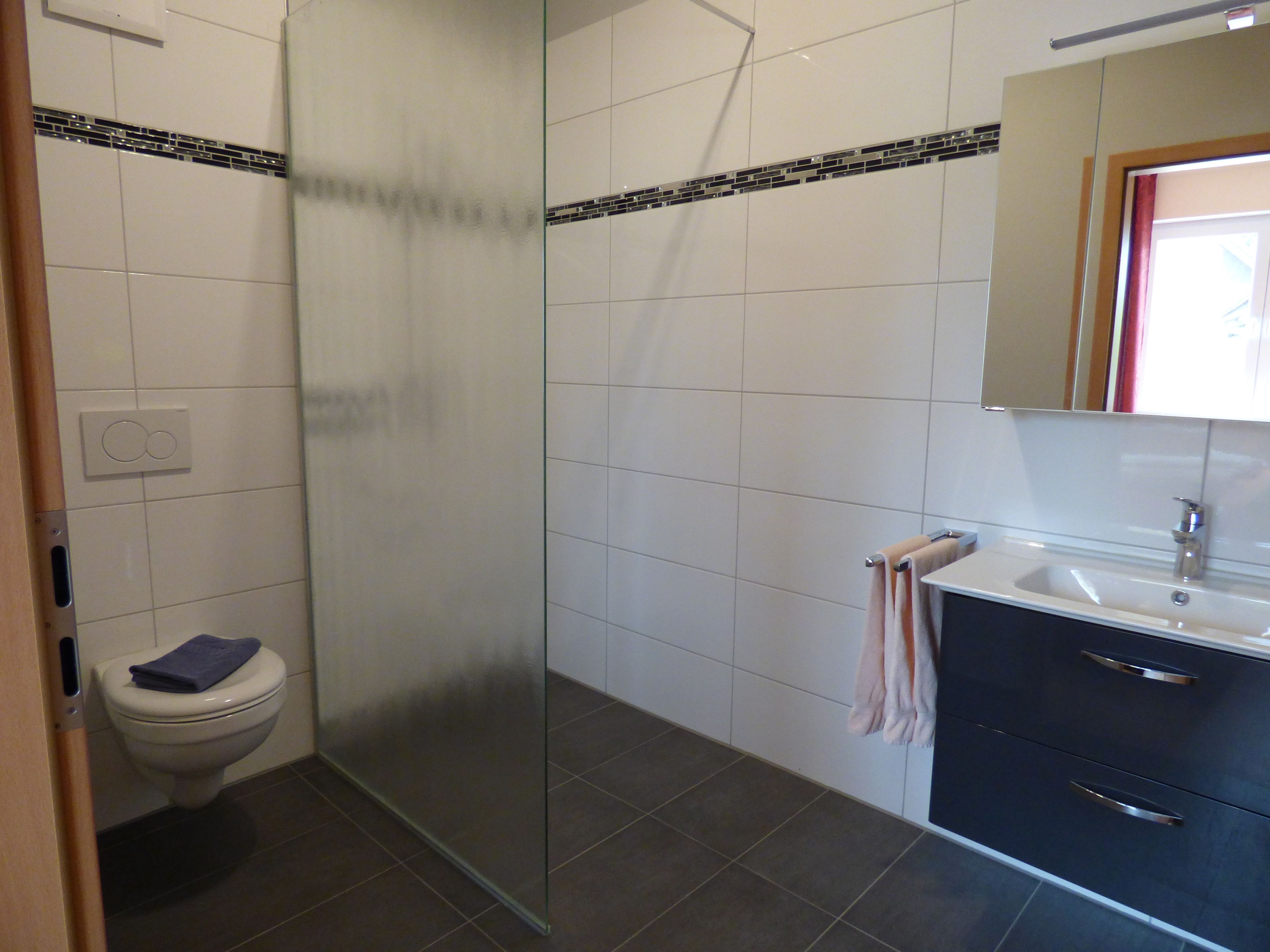 Apartment, 1 Schlafzimmer, barrierefrei | Badezimmer | Dusche, Haartrockner, Handtücher, Seife
