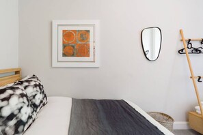 1 bedroom, desk, soundproofing, iron/ironing board