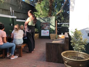 Free daily self-serve breakfast