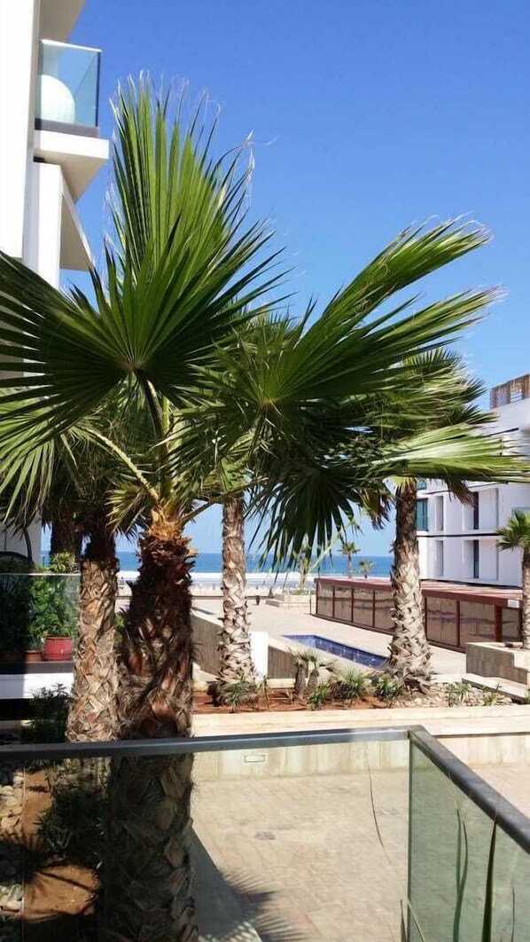 Vue sur la plage/l’océan