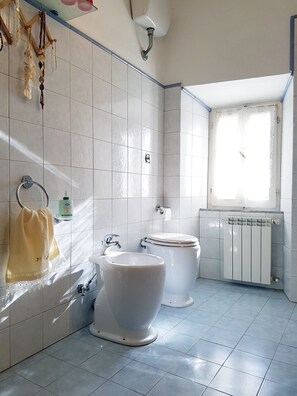 Doccia, asciugacapelli, bidet, asciugamani