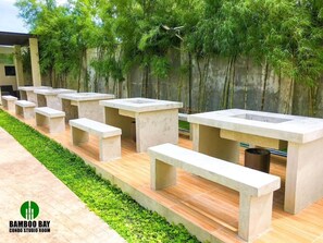 Terrace/patio - Brand New Condo (Fully Furnished) with Fast WIFI & Cable TV (Mandaue City)