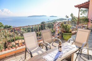 Luxury Apartment, Sea View (Sunshine - Majestic) | Beach/ocean view - Villa Stratos Skiathos (Skiathos)