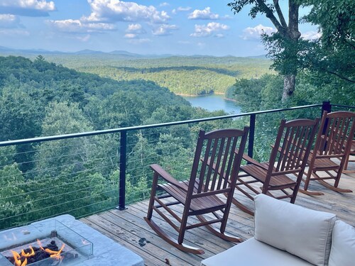 LAKE BLUE RIDGE VIEW & ACCESS, POOL TBL, PROJECTOR, FIRE PIT, HOT TUB, DOGS OKAY