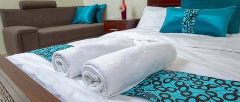 1 soverom, strykejern/-brett, wi-fi og sengetøy