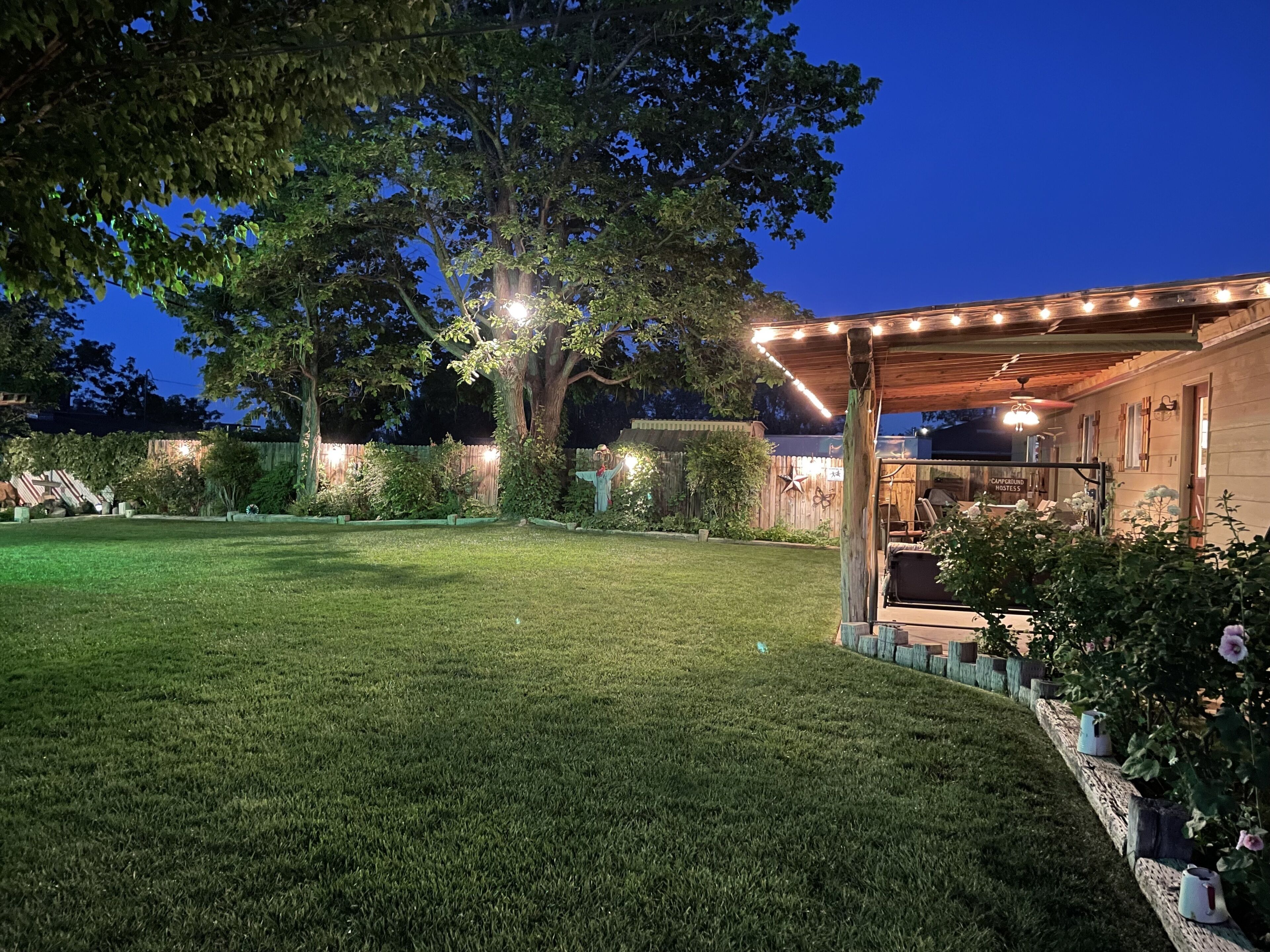 Overnattingsstedets uteområder