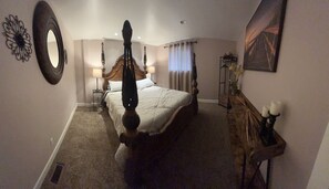 2 bedrooms, iron/ironing board, travel cot, free WiFi