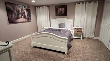 2 bedrooms, iron/ironing board, travel crib, free WiFi