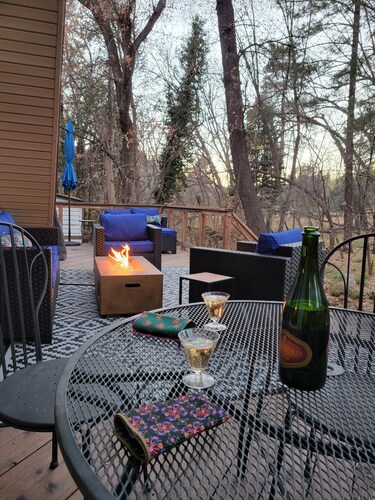 Head up to our creek cabin!