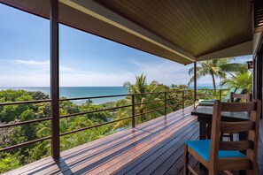 Vila Panorama, Beberapa Tempat Tidur, pemandangan samudra | Teras/patio