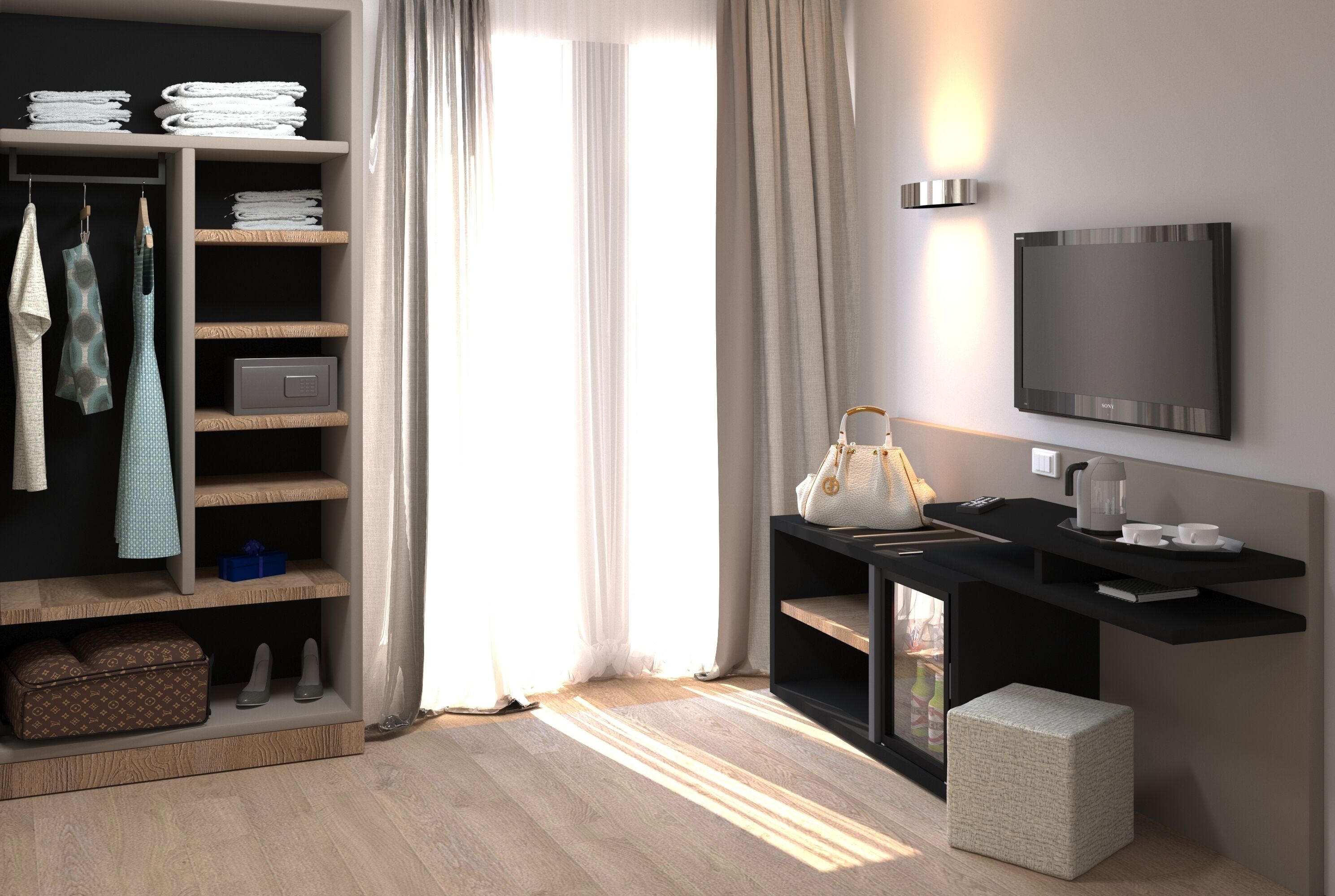 classic room, balcony, partial lake view | 1 bedroom, minibar, in-room safe, desk