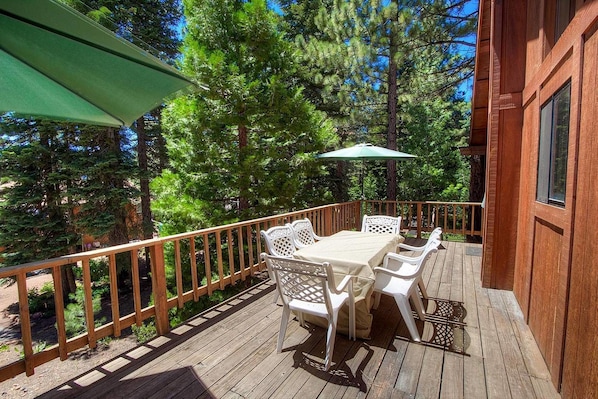 Hus, flere senger, kjøkken | Balkong