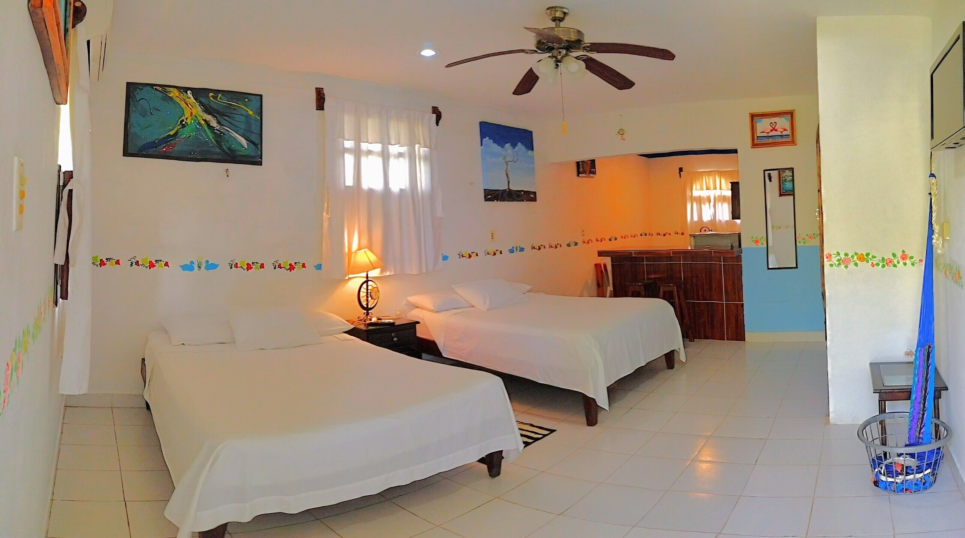 Individually decorated, individually furnished, blackout curtains