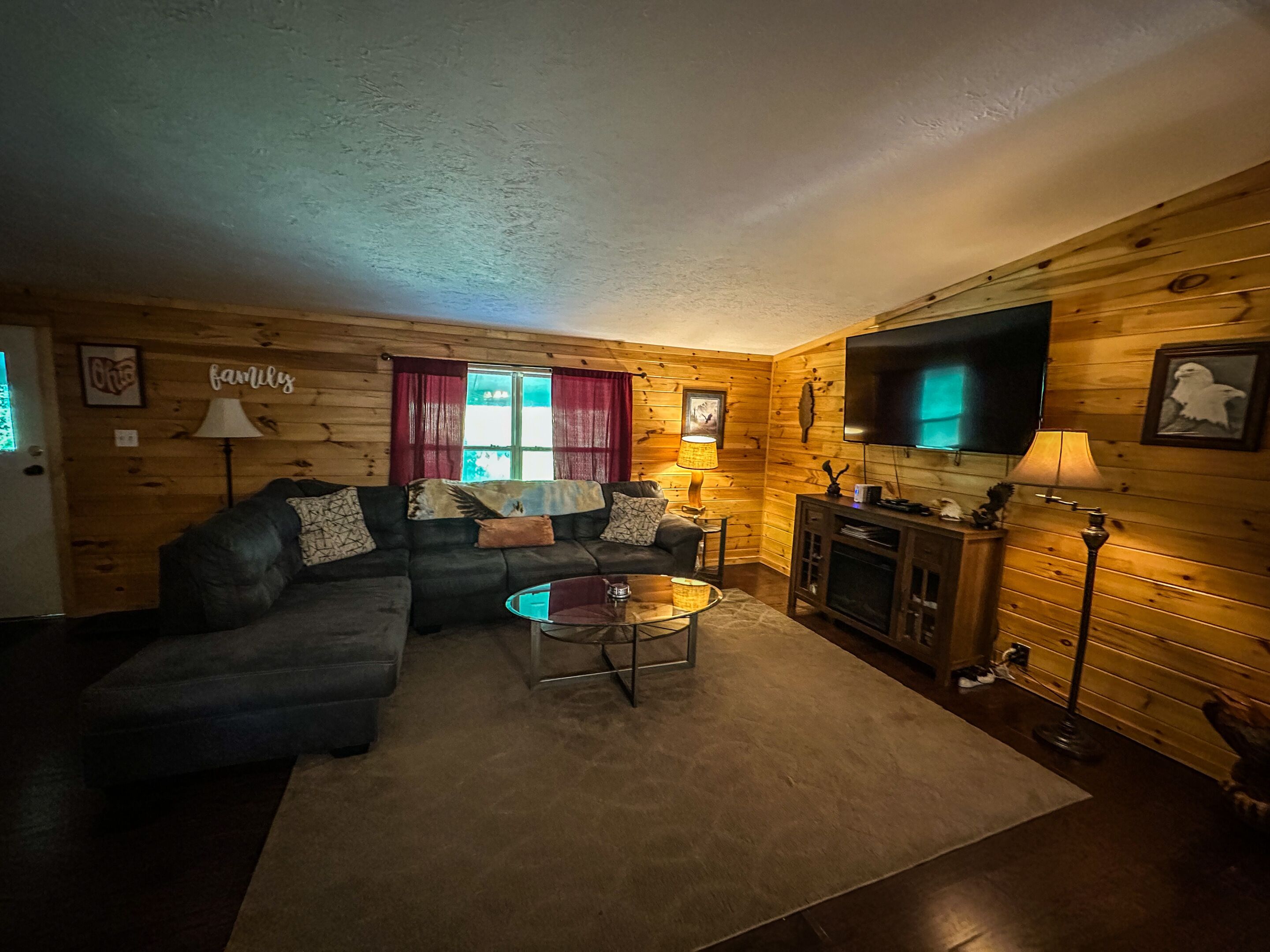 Smart TV, DVD player, books, video library