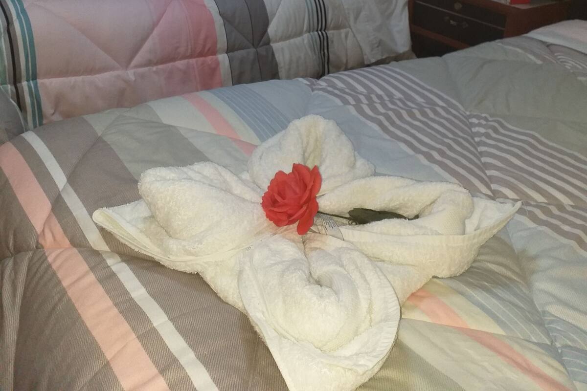 Free WiFi, bed sheets