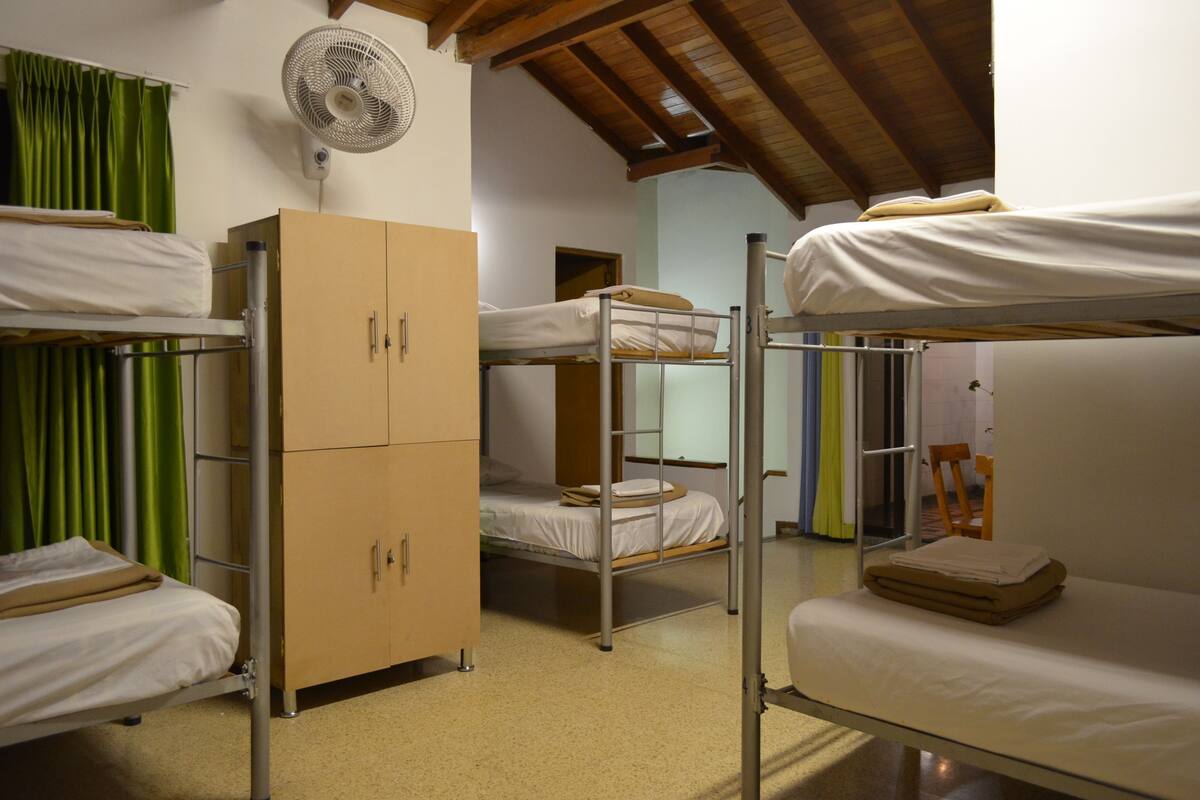 Blackout curtains, iron/ironing board, free WiFi, bed sheets