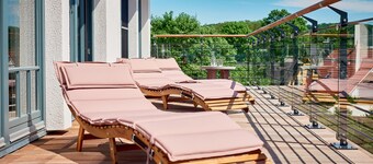 VILLA EMMA 4A- luxury with sauna, whirlpool, fireplace, view, for 8 pers.+ Babybet