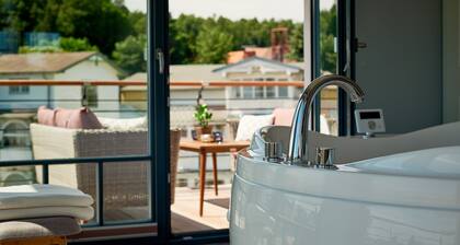 VILLA EMMA 4A- Luxus mit Sauna,Whirlpool,Kamin, Ausblick, für 8 Pers.+Babybett