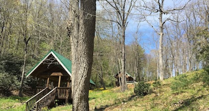 1-bedroom cabin just 23 minutes from Stone Mountain State Park