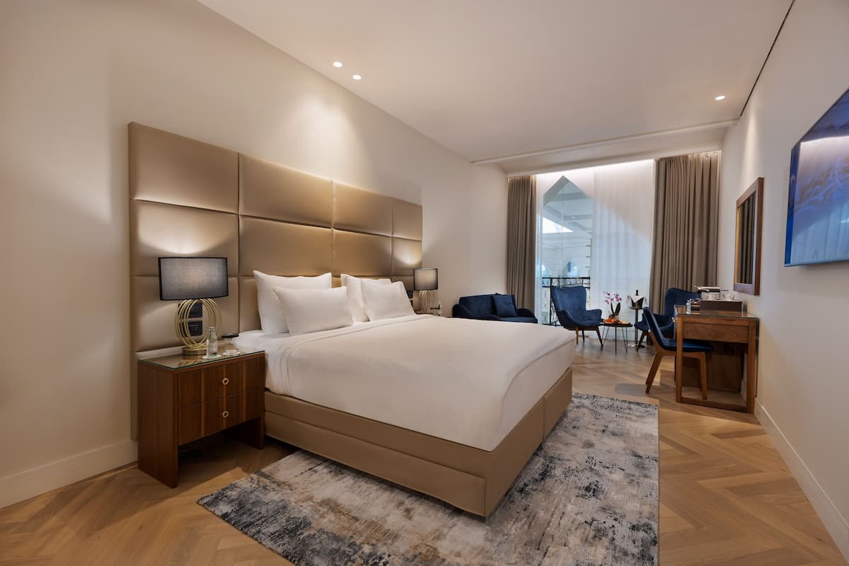 Suite Junior | 1 chambre, literie de qualité, minibar, coffre-fort