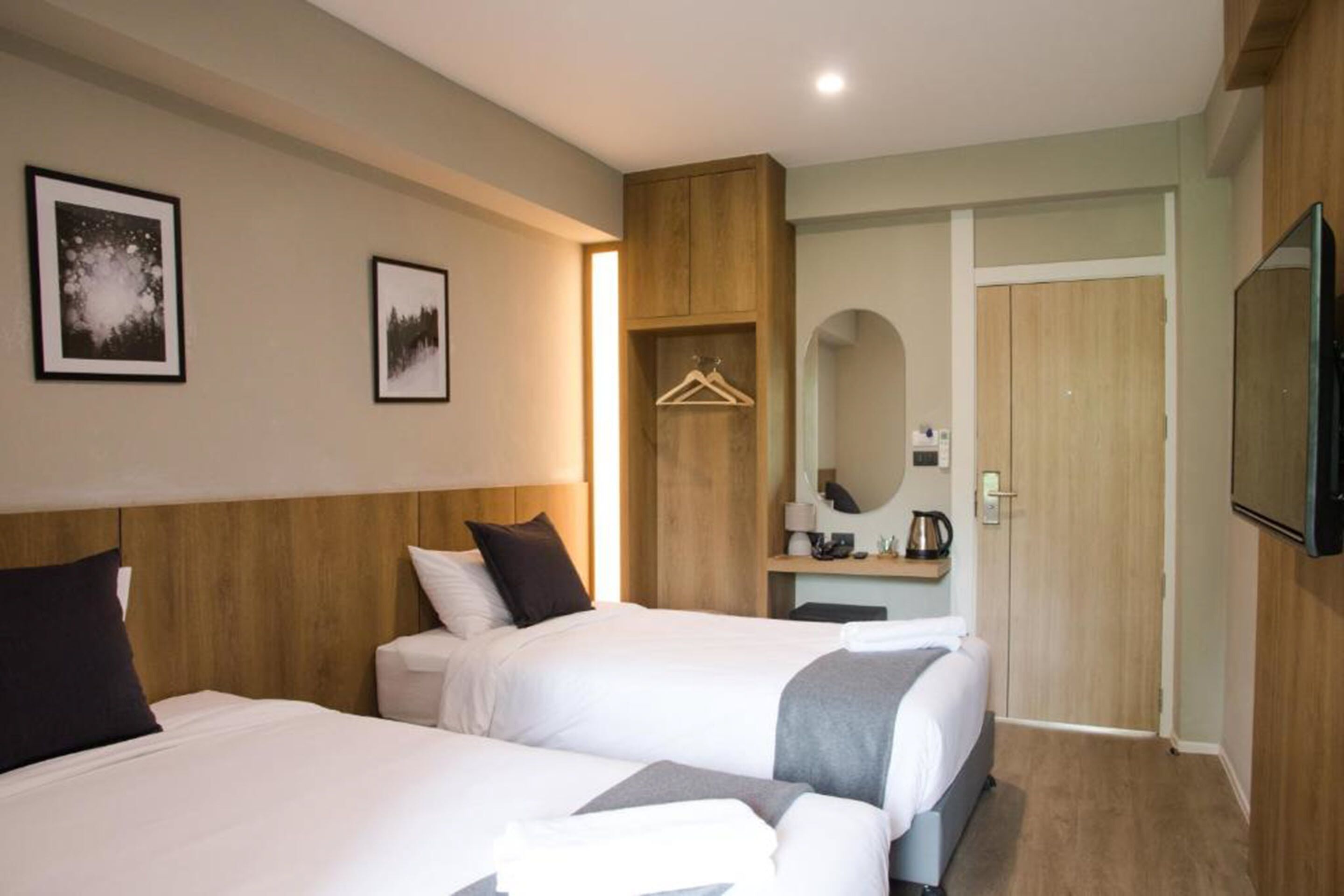 superior twin room | blackout curtains, free wifi, bed sheets