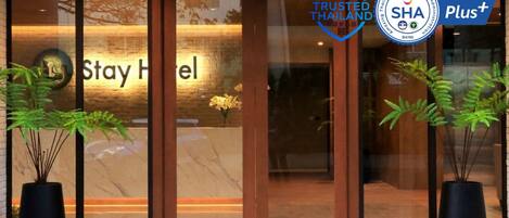 Façade de l’hébergement