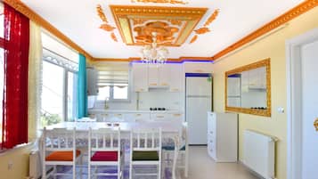 Superior House, Multiple Beds, Sea View, Beachfront | Private kitchen | Electric kettle