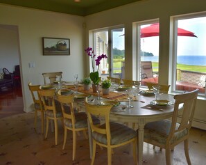 Dining - Beachfront vacation dream house on Long Island Sound. (Orient)