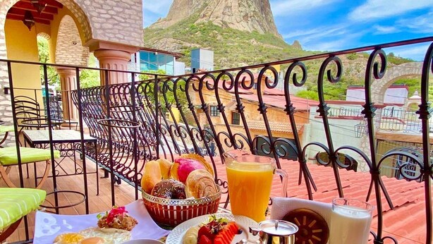 Panoramic Room, 1 King Bed, Mountain View | Terrace/patio - Hotel Hacienda Real (Ezequiel Montes)