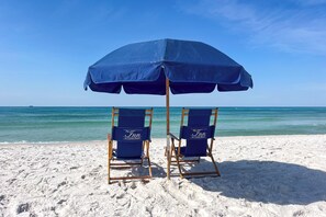 On the beach