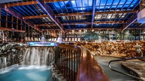 Indoor pool, outdoor pool