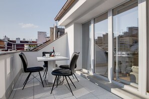 Duplex, City View | Terrace/patio - G´Old Art Apartments (Prague)