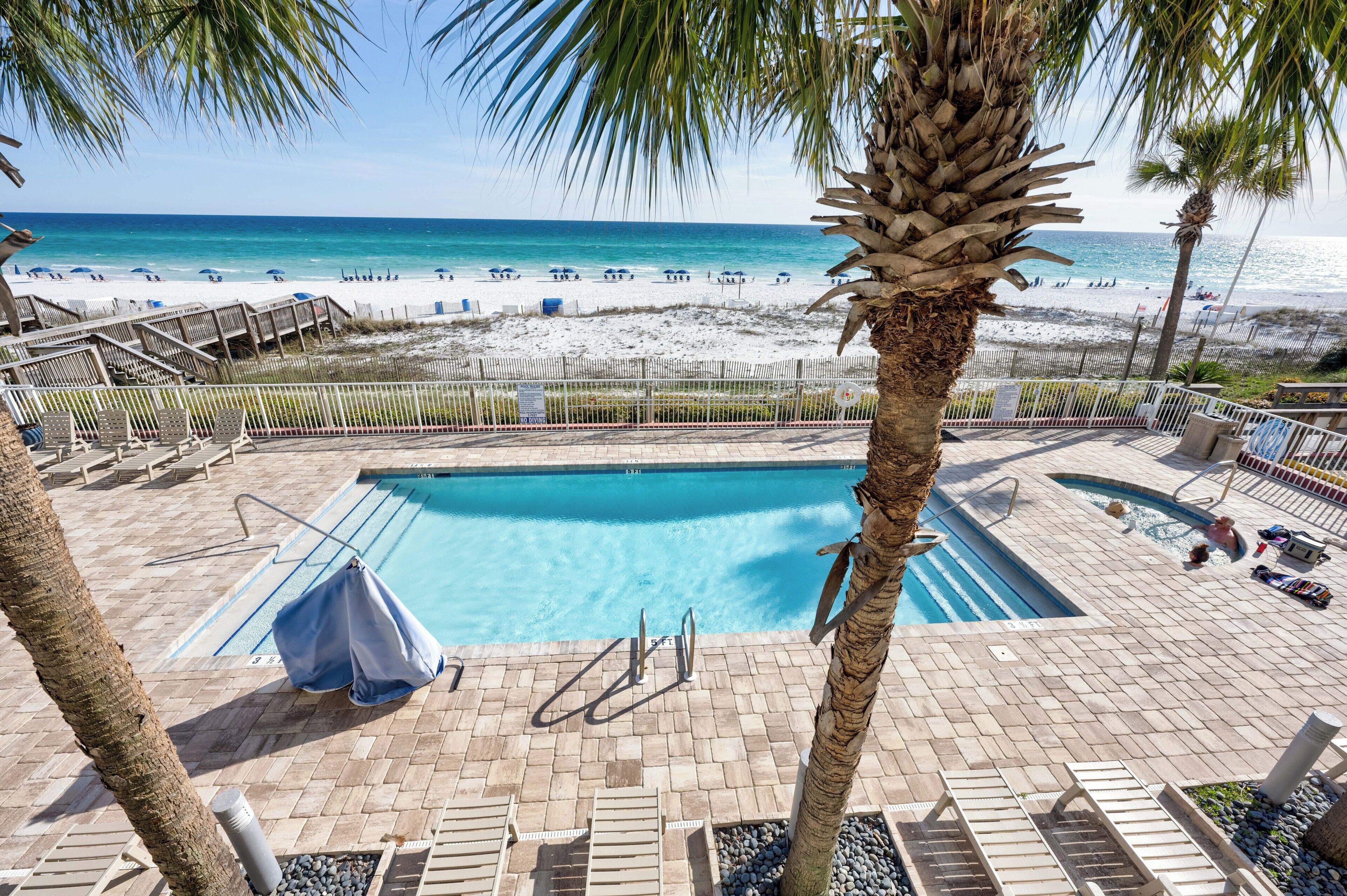 Et oppvarmet basseng