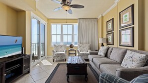 TV - Inn at Crystal Beach 603b * Gulf Front with Beach Chair Set. Onsite dining! (Destin)