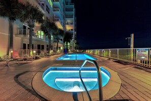 Una piscina climatizada