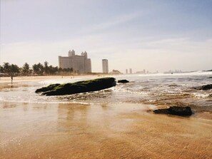 Playa en los alrededores y 3 bares en la playa