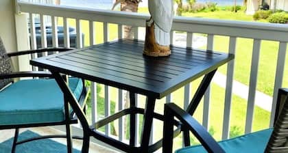 Gorgeous waterfront condo steps from the beach!