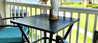 Gorgeous waterfront condo steps from the beach!