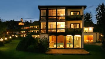 Front of property - evening/night