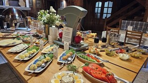 Frokostbuffé er inkludert hver dag