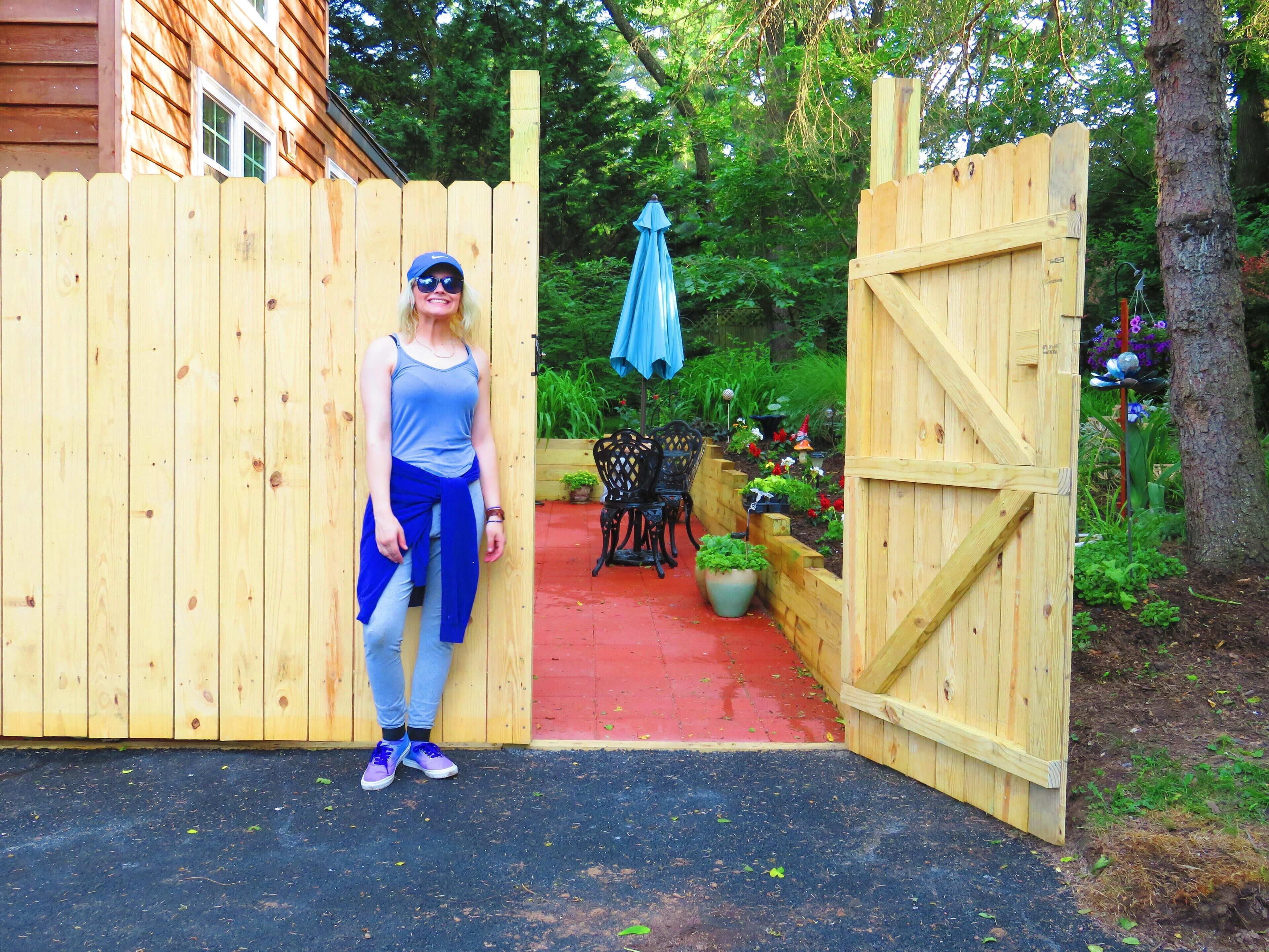 Peaceful Secret Gardens Tiny Home - loft & stairs  lead to a Queen Size Bed