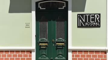 Voorkant van accommodatie