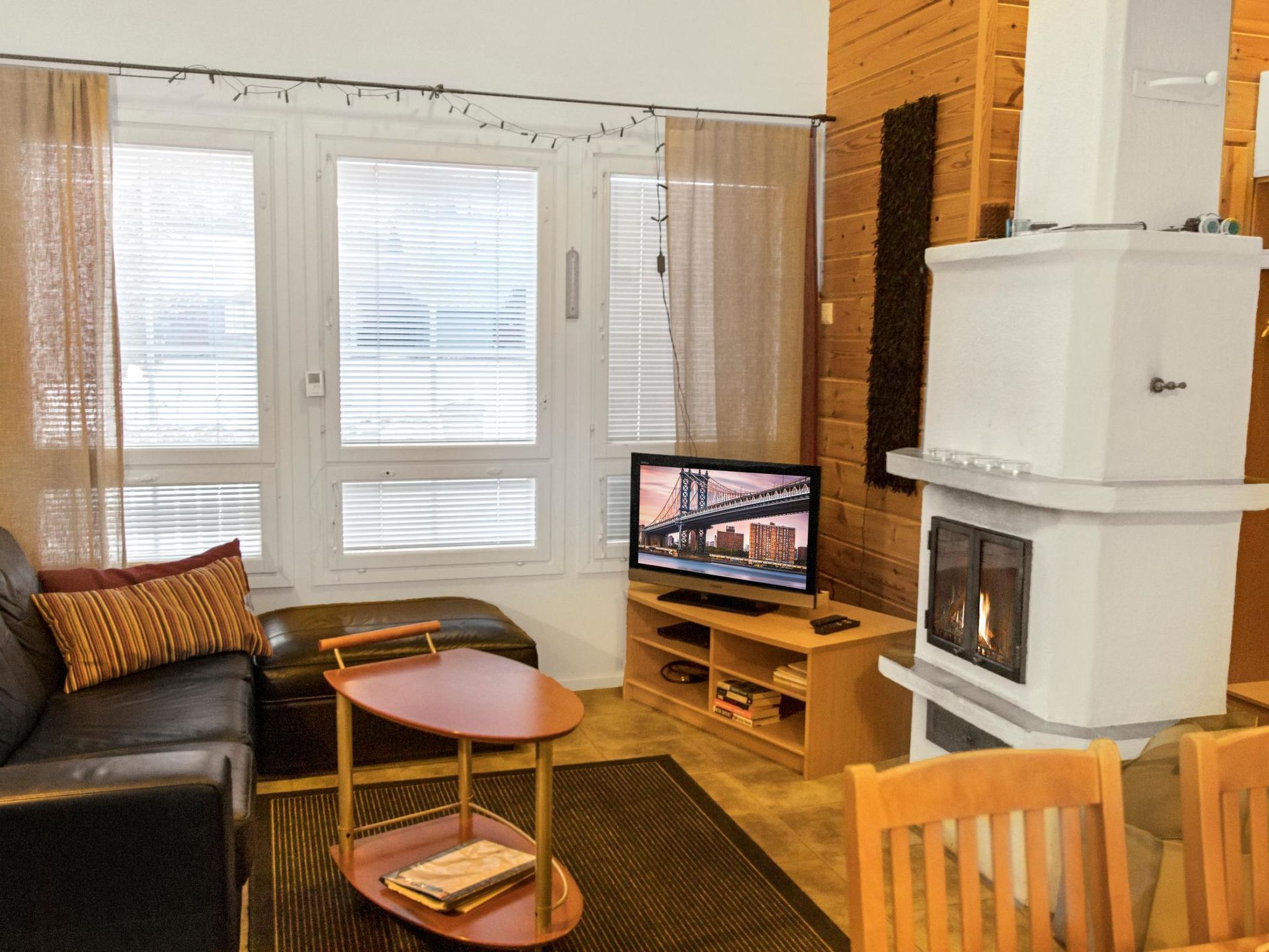 Televisión y reproductor de DVD 