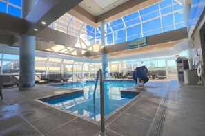 Indoor pool, a heated pool