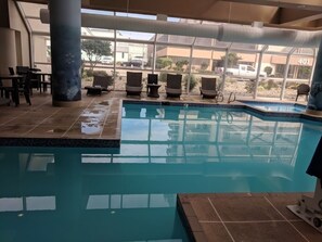 Indoor pool, a heated pool