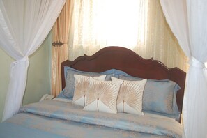 Individually decorated, individually furnished, desk, bed sheets