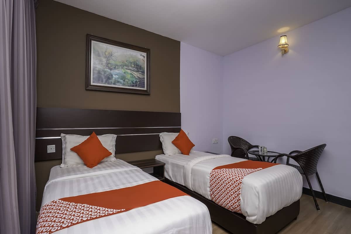 Habitación Deluxe con 2 camas individuales, 2 camas individuales | Escritorio, wifi gratis y ropa de cama