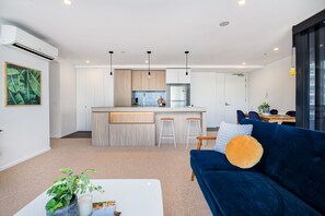 Deluxe Apartment, 2 Bedrooms | Living area | LED TV - Experience Resort Style Living With Free Parking (Broadbeach)